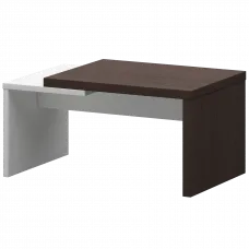 Стол журнальный KZH-09 Дуб венге/Белый 900x550x450 Кортез