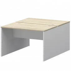 Бенч двойной Тип2 СМСР25-2.12.60 Белый/Кронберг 1200x1236x750 Смарт