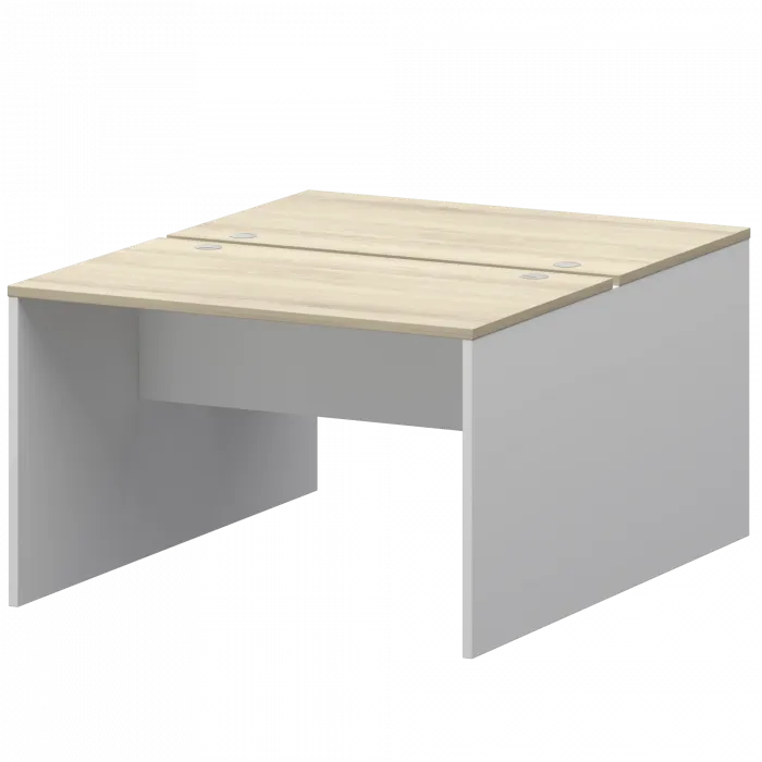 Бенч двойной Тип2 СМСР25-2.12.60 Белый/Кронберг 1200x1236x750 Смарт