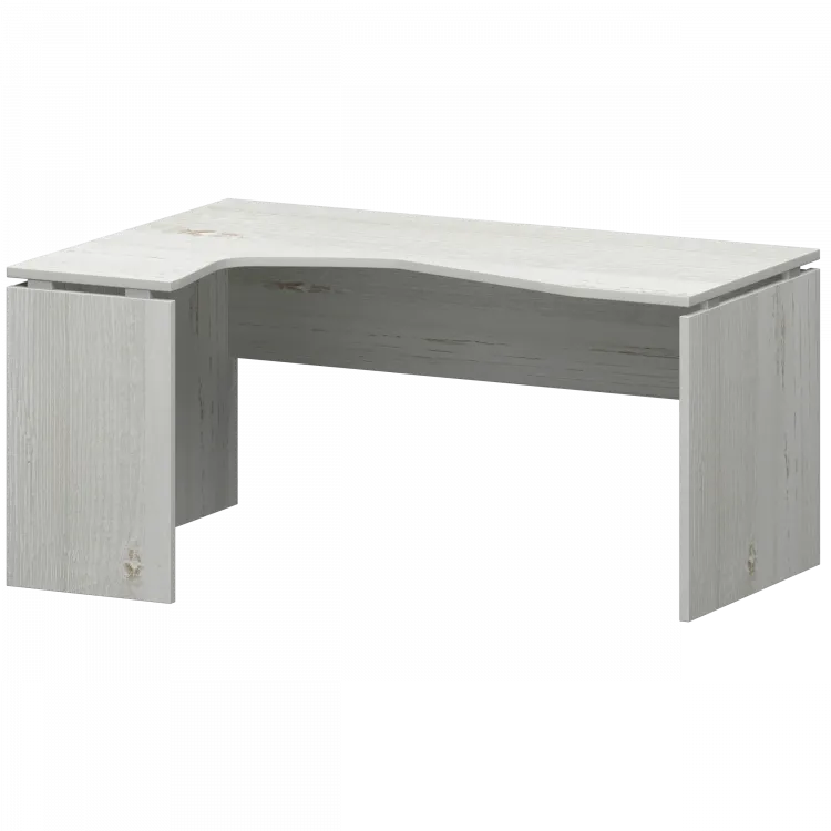 Стол эргономичный левый НТ-060.ЛВ Сосна винтер 1600x1100x750 Аргентум