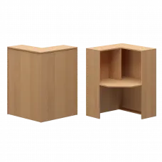 Стойка угловая левая А-555 Ольха 900x900x1220 Ресепшн