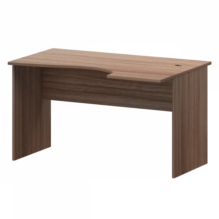 Стол эргономичный правый А-200.ПР Темный шимо 1400x900x760 Арго