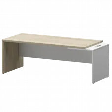 Стол руководителя правый KZ-22R Кронберг/Белый 2200x900x750 Кортез