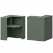Стойка угловая левая А-555 Тайга 900x900x1220 Ресепшен