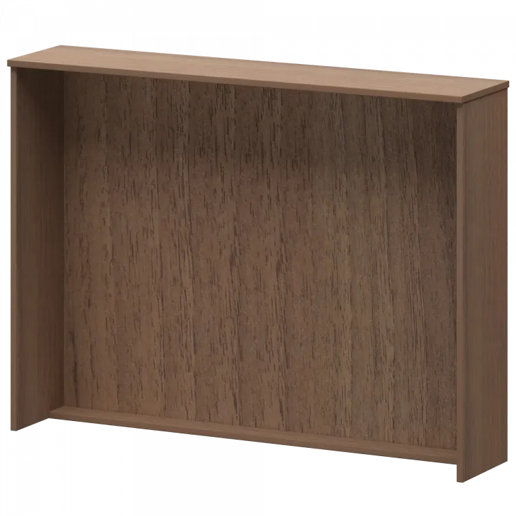 Стойка прямоугольная А-554 Орех 1660x360x1220 Ресепшн