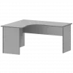 Стол компактный левый А-204.60.ЛВ Серый 1400x1200x760 Арго