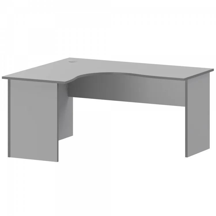 Стол компактный левый А-204.60.ЛВ Серый 1400x1200x760 Арго