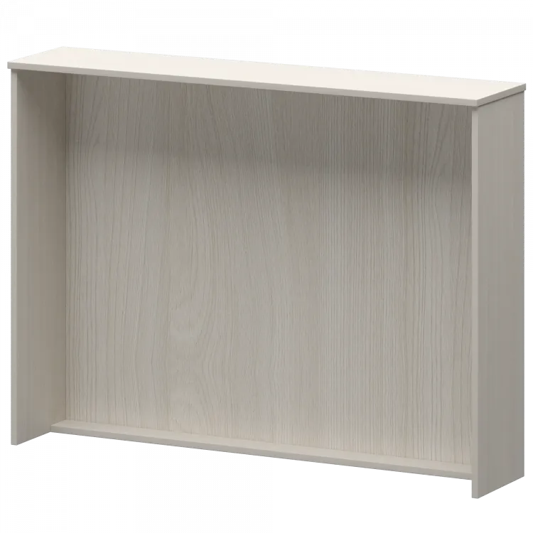 Стойка прямоугольная А-554 Ясень шимо 1660x360x1220 Ресепшн