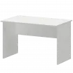 Стол с левым и правым кабель каналом А-002.К Белый 1200x730x760 Арго