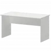 Стол с левым и правым кабель каналом А-003.К Белый 1400x730x760 Арго