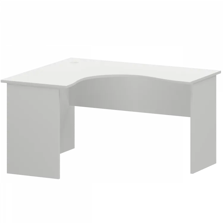 Стол компактный левый А-204.60.ЛВ Белый 1400x1200x760 Арго