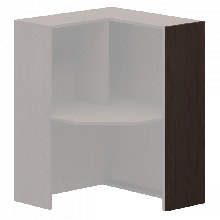 Панель декоративная А-559 Дуб венге 340x22x1222 Ресепшн