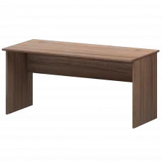 Стол с левым и правым кабель каналом А-004.К Темный шимо 1600x730x760 Арго