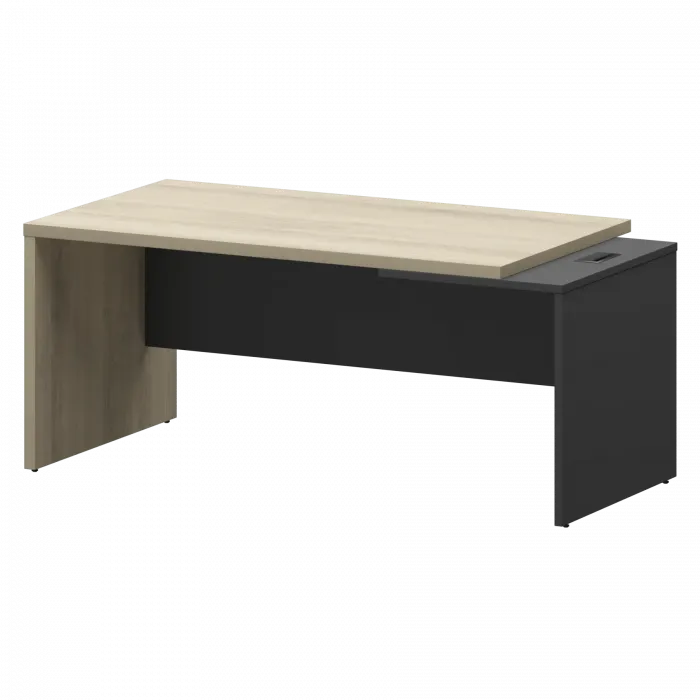 Стол руководителя правый KZ-18R Кронберг/Графит 1800x900x750 Кортез