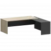Стол руководителя правый KZP-22R Кронберг/Графит 2200x2000x750 Кортез