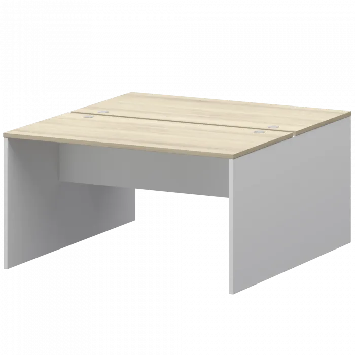 Бенч двойной Тип2 СМСР25-2.14.60 Белый/Кронберг 1400x1236x750 Смарт