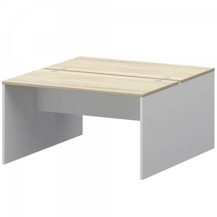 Бенч двойной Тип2 СМСР25-2.14.60 Белый/Кронберг 1400x1236x750 Смарт