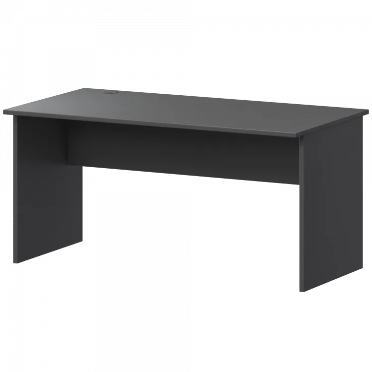 Стол с кабель каналом справа А-003.K.ПР А-003.K.ЛВ Антрацит 1400x730x760 Арго