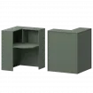 Стойка угловая правая А-556 Тайга 900x900x1220 Ресепшен