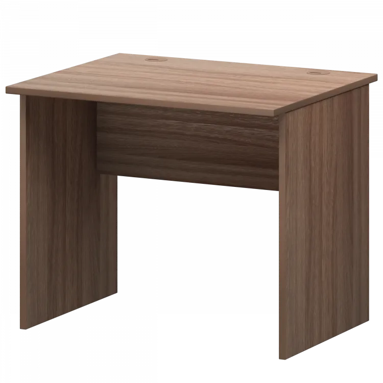 Стол с левым и правым кабель каналом А-001.К Темный шимо 900x730x760 Арго