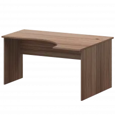 Стол эргономичный правый А-201.ПР Темный шимо 1600x1200x760 Арго