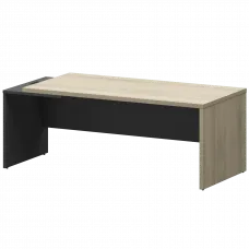 Стол руководителя левый KZ-20L Кронберг/Графит 2000x900x750 Кортез