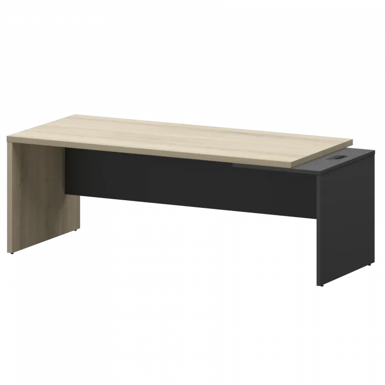 Стол руководителя правый KZ-22R Кронберг/Графит 2200x900x750 Кортез