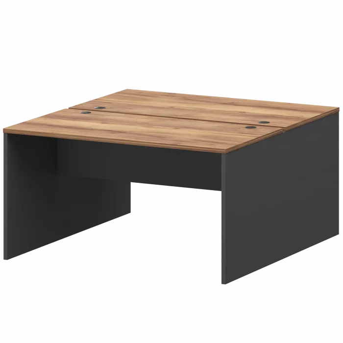 Бенч двойной Тип2 СМСР25-2.14.60 Графит/Таксония 1400x1236x750 Смарт