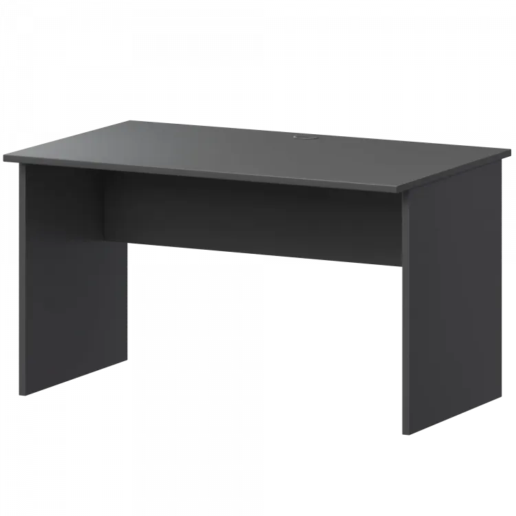 Стол с центральным кабель каналом А-002.60.К.ЦН Антрацит 1200x600x760 Арго