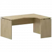 Стол эргономичный правый НТ-040.Ч.ПР Баттл Рок 1400x1100x750 Аргентум