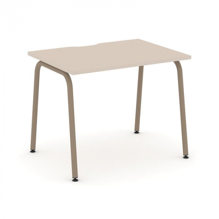 Estetica Стол рабочий ES.SP-1-VK Капучино/Металл Латте 980*730*750