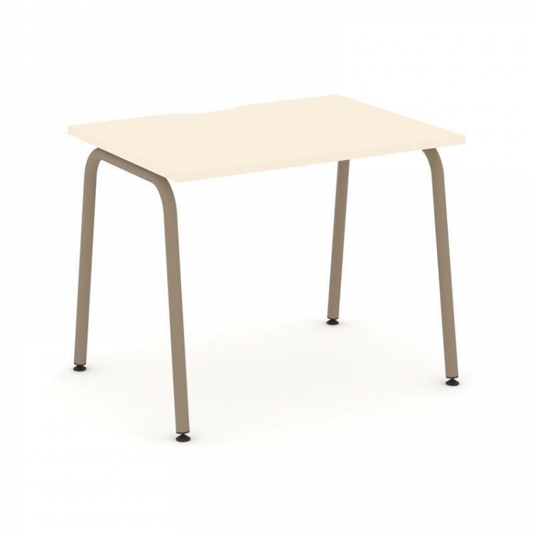 Estetica Стол рабочий ES.SP-1-VK Сатин/Металл Латте 980*730*750