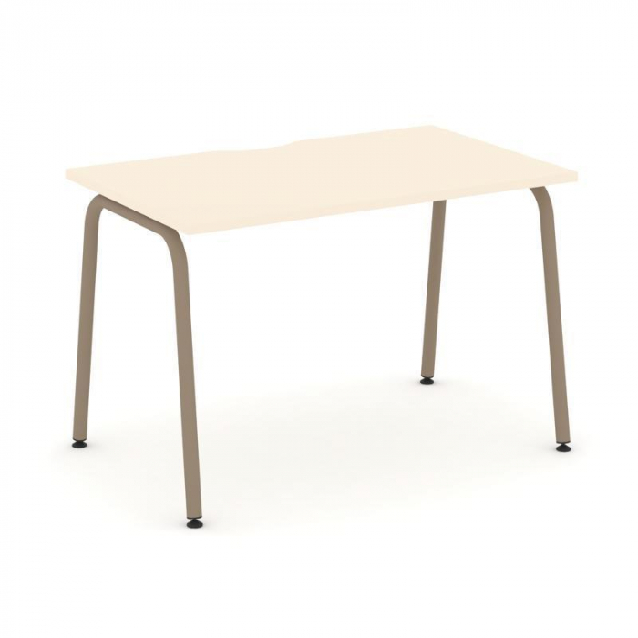 Estetica Стол рабочий ES.SP-2-VK Сатин/Металл Латте 1180*730*750