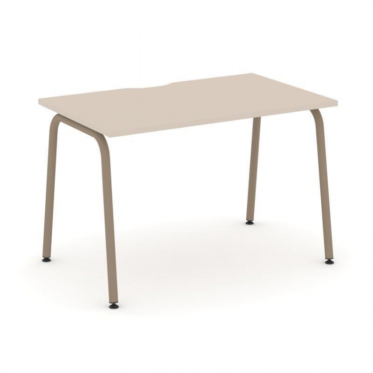 Estetica Стол рабочий ES.SP-2-VK Капучино/Металл Латте 1180*730*750