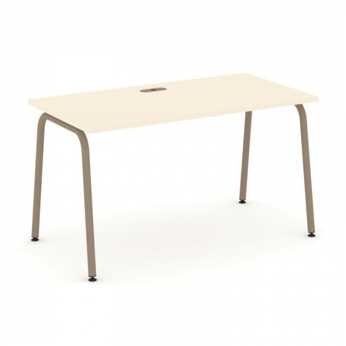 Estetica Стол рабочий ES.SP-3-LK Сатин/Металл Латте 1380*730*750