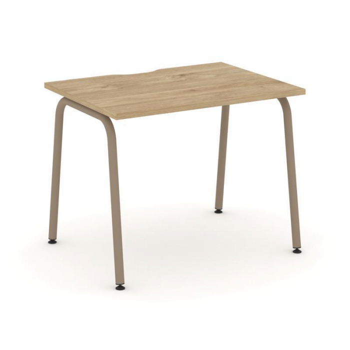 Estetica Стол рабочий ES.SP-1-VK Тиквуд Светлый/Металл Латте 980*730*750