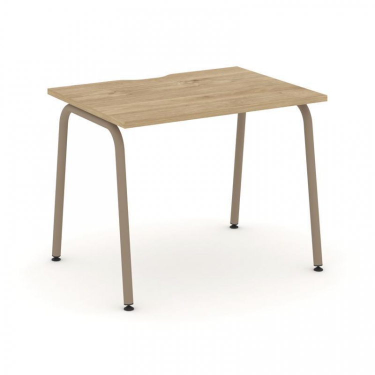 Estetica Стол рабочий ES.SP-1-VK Тиквуд Светлый/Металл Латте 980*730*750