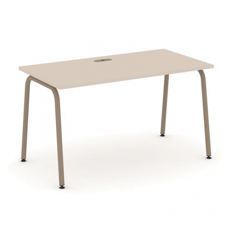 Estetica Стол рабочий ES.SP-3-LK Капучино/Металл Латте 1380*730*750