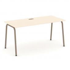 Estetica Стол рабочий ES.SP-4-LK Сатин/Металл Латте 1580*730*750