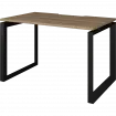 Стол на металлокаркасе НТМП.О-120 Дуб сафари/Антрацит 1200x730x750 Аргентум-МП