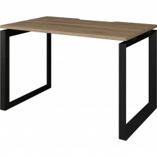 Стол на металлокаркасе НТМП.О-120 Дуб сафари/Антрацит 1200x730x750 Аргентум-МП