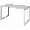 Стол на металлокаркасе НТМП.О-140 Сосна винтер/Белый 1400x730x750 Аргентум-МП