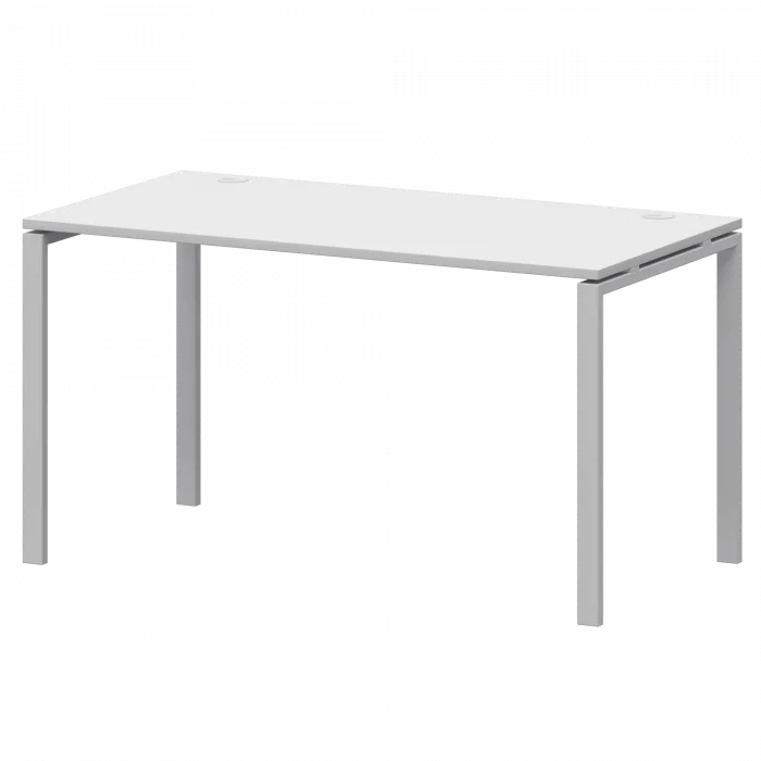 Стол на металлокаркасе АМ-002.60 Белый/Белый 1200x600x760 Арго-М
