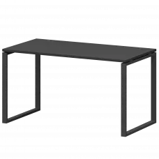 Стол на металлокаркасе СМС25-О-12К.73.Пр25 Графит/Антрацит 1200x730x750 Смарт