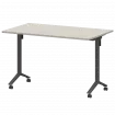 Стол мобильный складной МБ22-120.70 Ясень шимо/Антрацит 1200x700x750 Моби