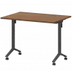 Стол мобильный складной МБ22-100.70 Орех/Антрацит 1000x700x750 Моби