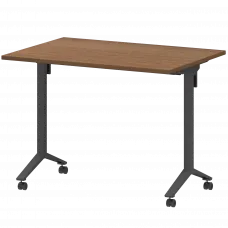 Стол мобильный складной МБ22-100.70 Орех/Антрацит 1000x700x750 Моби