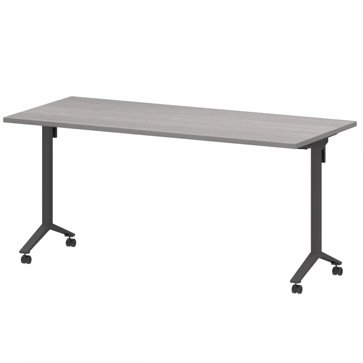 Стол мобильный складной МБ25-160.70 Лиственница/Антрацит 1600x700x750 Моби