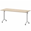 Стол мобильный складной МБ22-160.70 Бук/Белый 1600x700x750 Моби