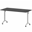 Стол мобильный складной МБ25-140.70 Графит/Белый 1400x700x750 Моби